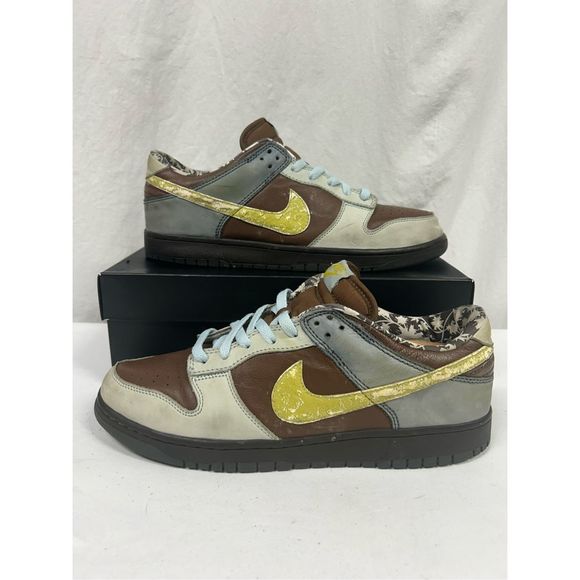 Nike Other - RARE Nike Dunk Low Premium Bison Celery US 13 Shoes 2006 307696-231